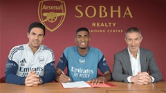 Arsenal công bố tân binh Cristhian Mosquera từ Valencia