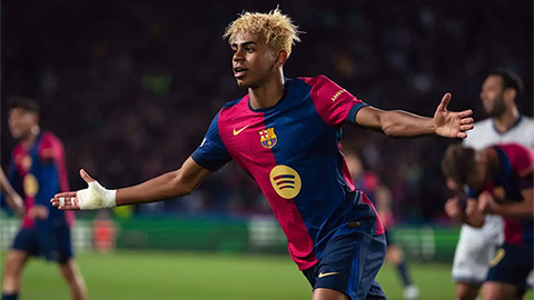 Lamine Yamal thắng Dembele ở giải Cầu thủ xuất sắc nhất châu Âu  