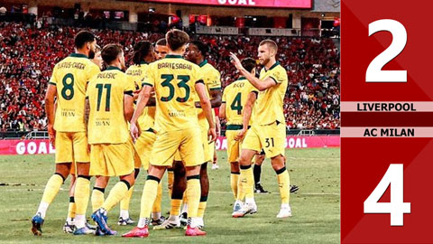VIDEO bàn thắng Liverpool vs AC Milan: 2-4 (Giao hữu CLB 2025)