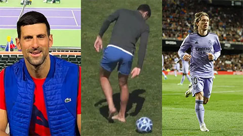 Luka Modric nghỉ Hè cùng Novak Djokovic