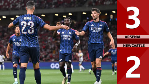 VIDEO bàn thắng Arsenal vs Newcastle: 2-3 (Giao hữu CLB 2025)