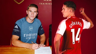 VIDEO Gyokeres chính thức ra mắt, mang áo huyền thoại Arsenal 