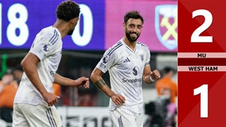 VIDEO bàn thắng MU vs West Ham: 2-1 (Giao hữu CLB 2025)