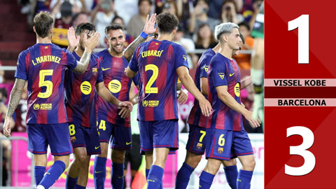 VIDEO bàn thắng Vissel Kobe vs Barcelona: 1-3 (Giao hữu CLB 2025)