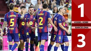 VIDEO bàn thắng Vissel Kobe vs Barcelona: 1-3 (Giao hữu CLB 2025)