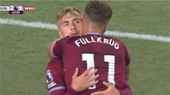 Trực tiếp MU 2-1 West Ham: Bowen rút ngắn cách biệt cho Búa tạ