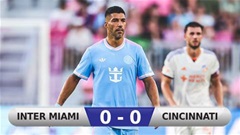 Kết quả Inter Miami 0-0 Cincinnati: Không Messi, không chiến thắng