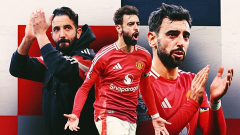 Lời nhắc nhở kịp thời của Bruno Fernandes tới Ruben Amorim