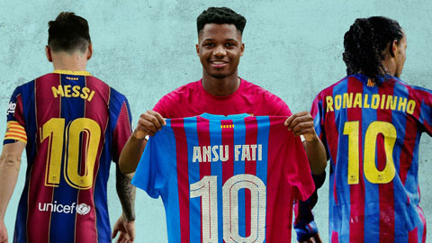 Chiếc áo số 10 ở Barca: Vinh quang và gánh nặng