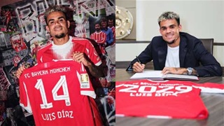 VIDEO Luis Diaz chính thức kết duyên với Bayern Munich