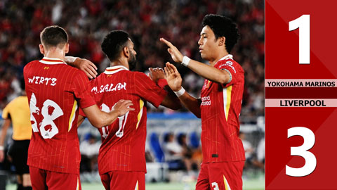 VIDEO bàn thắng Yokohama Marinos vs Liverpool: 1-3 (Giao hữu CLB 2025)