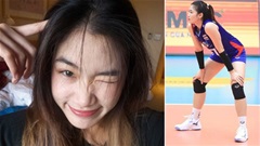 Vẻ hút hồn khác lạ của hotgirl bóng chuyền Thái Lan