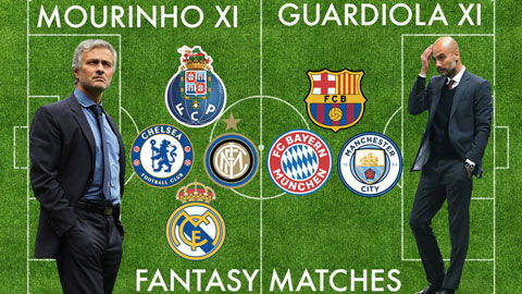 Đội hình các học trò của Pep Guardiola và Jose Mourinho: Ai hơn ai?