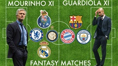 Đội hình các học trò của Pep Guardiola và Jose Mourinho: Ai hơn ai?