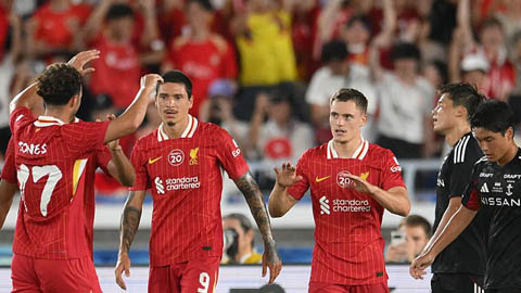 Trực tiếp Yokohama F.Marinos 1-3 Liverpool: Rio solo ngẫu hứng và ghi bàn