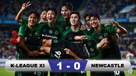 Kết quả K-League XI 1-0 Newcastle: 'Chích chòe' lại bại trận