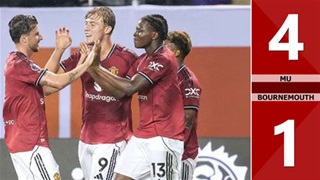 VIDEO bàn thắng MU vs Bournemouth: 4-1 (Giao hữu CLB 2025)
