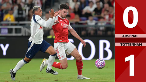 VIDEO bàn thắng Arsenal vs Tottenham: 0-1 (Giao hữu CLB 2025)