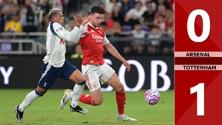 VIDEO bàn thắng Arsenal vs Tottenham: 0-1 (Giao hữu CLB 2025)