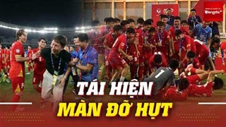 Cầu thủ PVF Cosplay màn đỡ hụt HLV Kim Sang Sik chuẩn không cần chỉnh
