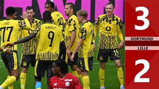 VIDEO bàn thắng Dortmund vs Lille: 3-2