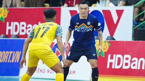 Giải Futsal HDBank Cúp QG 2025: Thái Sơn Nam thắng nhọc nhằn Sài Gòn Titans