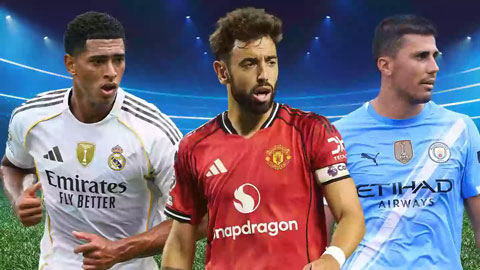 Top 10 tiền vệ xuất sắc nhất thế giới hiện nay: Bruno Fernandes còn kém 3 người