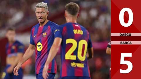 VIDEO bàn thắng Daegu vs Barca: 0-5 (Giao hữu CLB 2025)