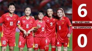 VIDEO Nữ Việt Nam vs Nữ Campuchia: 6-0 (ASEAN Cup nữ 2025)