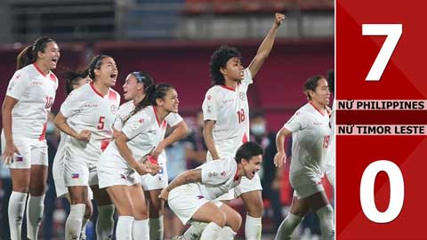 VIDEO bàn thắng Nữ Philippines vs Nữ Timor Leste: 7-0 (ASEAN Cup nữ 2025)