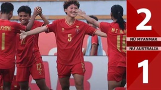 VIDEO bàn thắng Nữ Myanmar vs Nữ Australia: 2-1 (ASEAN Cup nữ 2025)