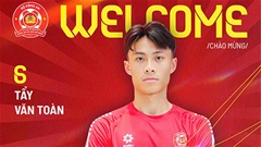Công An TP.HCM chiêu mộ tiền vệ Văn Toàn