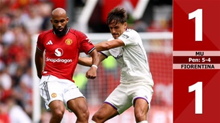VIDEO bàn thắng MU vs Fiorentina: 1-1, pen: 5-4 (Giao hữu CLB 2025)