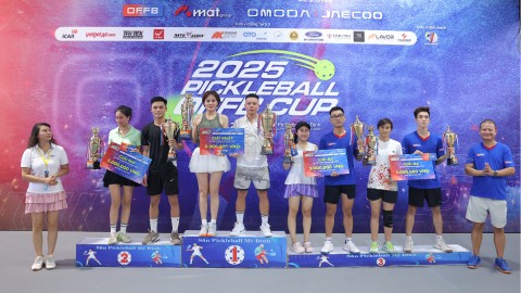 Giải Pickleball OFFB Cup 2025 chính thức khởi tranh, tổng giá trị giải thưởng lên tới 1 tỷ đồng