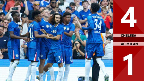 VIDEO bàn thắng Chelsea vs AC Milan: 4-1 (Giao hữu CLB 2025)
