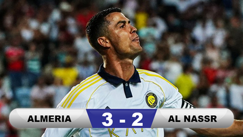 Kết quả Almeria 3-2 Al Nassr: Ronaldo lại tỏa sáng