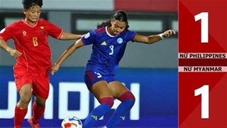 VIDEO bàn thắng Nữ Philippines vs Nữ Myanmar: 1-1 (ASEAN Cup nữ 2025)