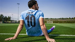 Man City công bố chủ nhân mới của áo số 10