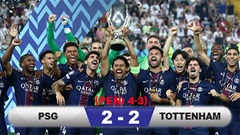 Kết quả PSG 2-2 Tottenham (4-3 pen): PSG đoạt Siêu cúp châu Âu