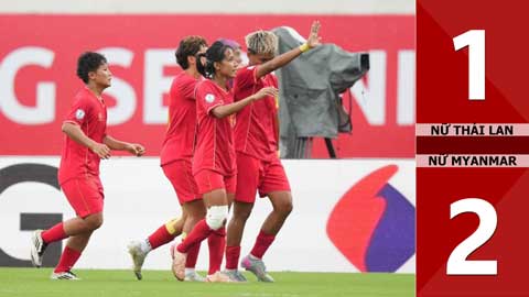 VIDEO bàn thắng Nữ Thái Lan vs Nữ Myanmar: 1-2 (Bán kết ASEAN Cup nữ 2025)