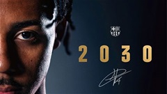 Barca gia hạn hợp đồng với Kounde đến năm 2030