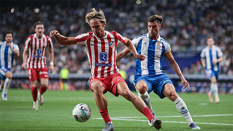 Bóng lăn đêm qua: Atletico thua cay đắng, PSG thắng nhọc