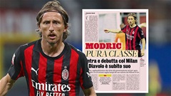 Modric ra mắt Milan ấn tượng: Tận dụng đến giọt cuối cùng của sự vĩ đại