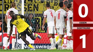 VIDEO bàn thắng Essen vs Dortmund: 0-1 (Vòng 1 Cúp quốc gia Đức 2025/26)
