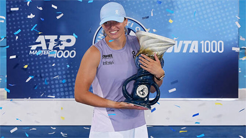 Iga Swiatek lần đầu vô địch Cincinnati Open
