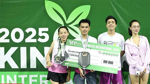 Vang danh pickleball Việt Nam: 2 tay vợt nữ làm nên chiến tích lịch sử trên đất Malaysia