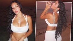 Georgina Rodriguez diện trang phục xuyên thấu táo bạo
