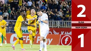 VIDEO bàn thắng SLNA vs Nam Định: 2-1 (Vòng 2 V.League 2025/26)