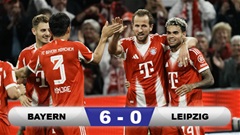 Kết quả Bayern 6-0 Leipzig: 'Sét tennis' ấn tượng của Bayern 