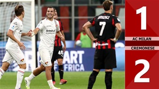 VIDEO bàn thắng AC Milan vs Cremonese: 1-2 (Vòng 1 Serie A 2025/26)